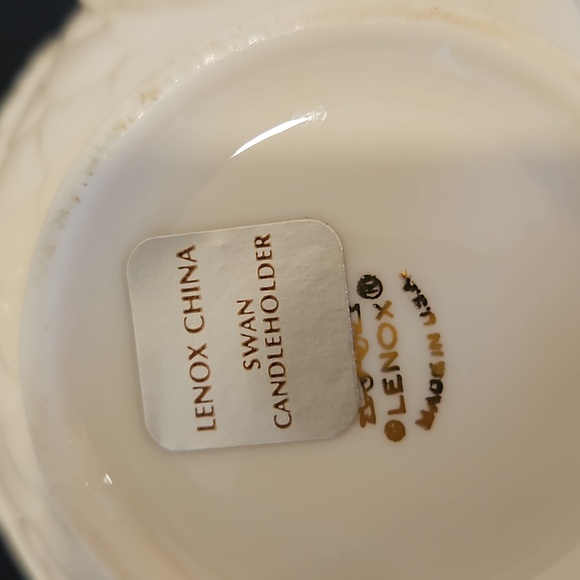 Lenox Swan Candleholders - Picture 8 of 8